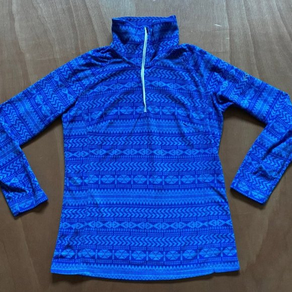 Columbia Jackets & Blazers - Columbia Fleece Aztec Quarter Zip Jacket Women’s Medium